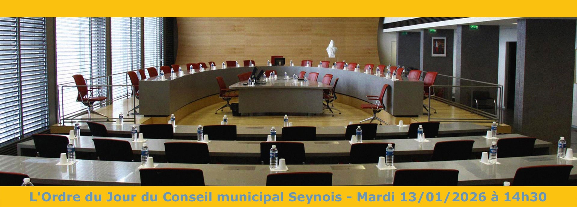 Salle du Conseil municipal de La Seyne sur Mer