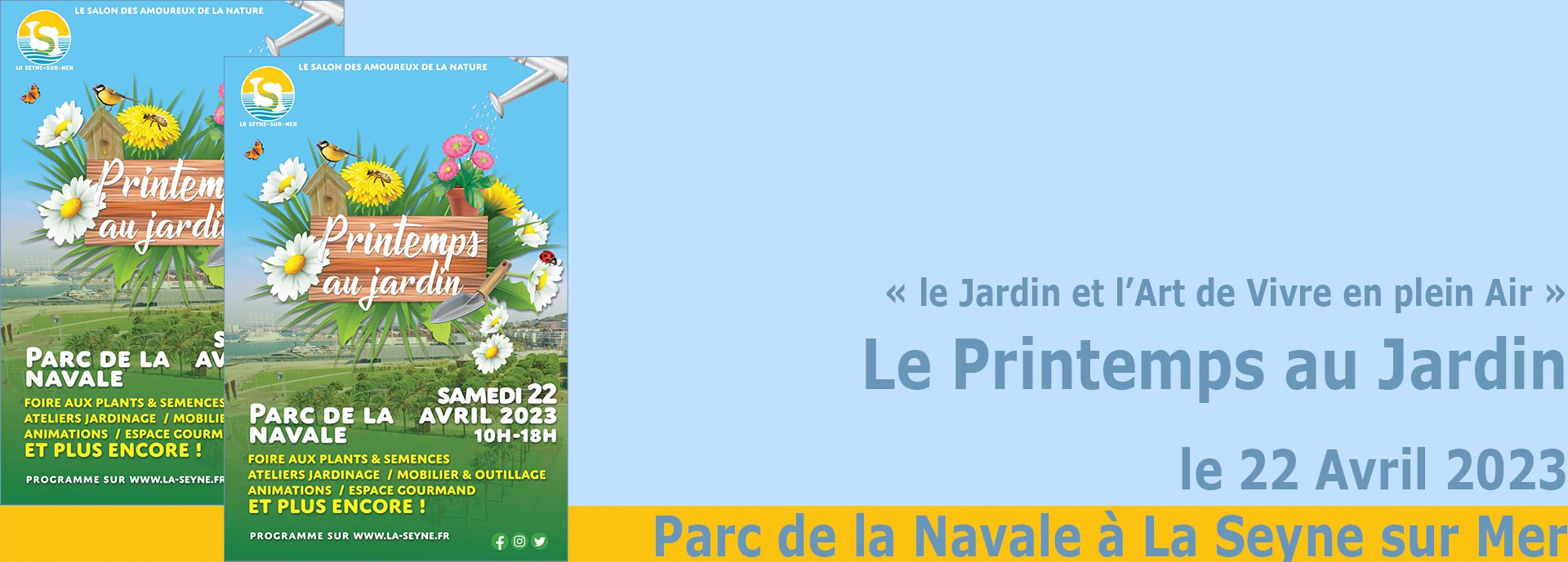 Le Printemps au Jardin, le 22/04/2023, Parc de la Navale à La Seyne -